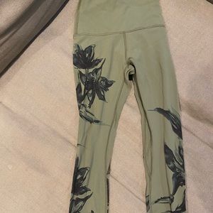Lululemon align with floral detail. 23”. Size 2